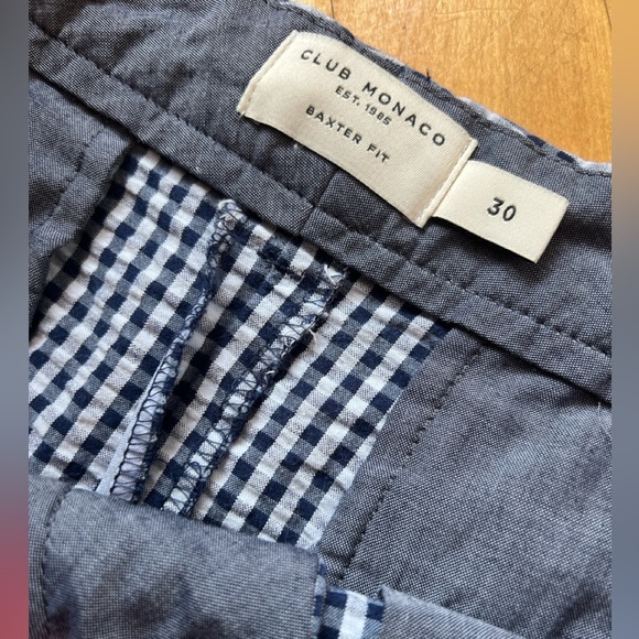 Club Monaco Baxter Fit 100% Cotton Shorts 30 EUC - Picture 8 of 9